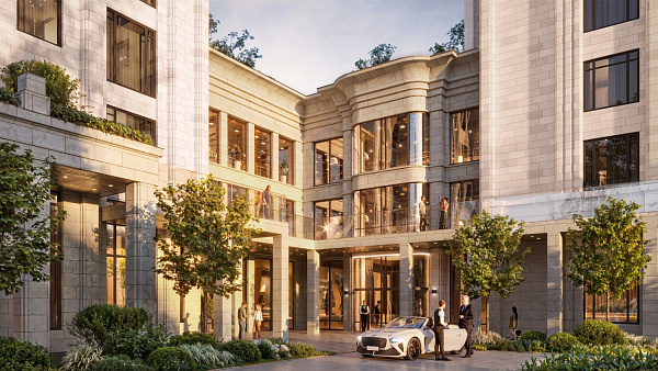 Внутри двора